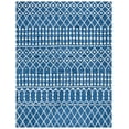 thumbnail image 2 of SAFAVIEH Blossom Aspen Geometric Wool Area Rug, Navy/Ivory, 10' x 14', 2 of 8