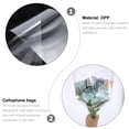 thumbnail image 3 of 20 Pcs Sacs en Cellophane pour Fleurs, Fournitures de Fleuriste, 3 of 8