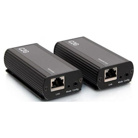 C2G 1-Port USB C Extender, Transmitter to Receiver Kit, USB 3.2 Gen 1 (5GBPS), USB-C to RJ-45