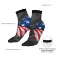 thumbnail image 6 of Pofeuu Butterfly With USA Flag Print 30cm Socks, Adult Running Hiking Socks for Youth and Adult, 6 of 7