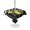 Black Yellow, variant on Outdoor Tablecloth with Umbrella Hole for Patio/Picnic/Party/Camping, Yellow Lemons Waterproof Table Cloth Rectangle Table Cover Washable, Summer Botanical Fruit Buffalo Lattice (52"x 70")