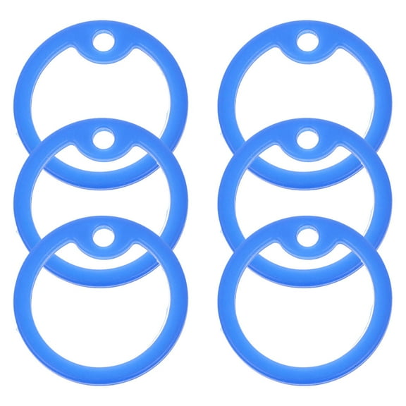 BESTOYARD 6Pcs Dog Tag Collar Silicone Protectors Noise Reduction for Daily Use