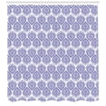 thumbnail image 3 of Paisley Shower Curtain, Timeless Medieval Asian Motifs Exotic Oriental Ornaments in Bohemian Style, Fabric Bathroom Set with Hooks, 69W X 75L Inches Long, Violet and White, by Ambesonne, 3 of 3