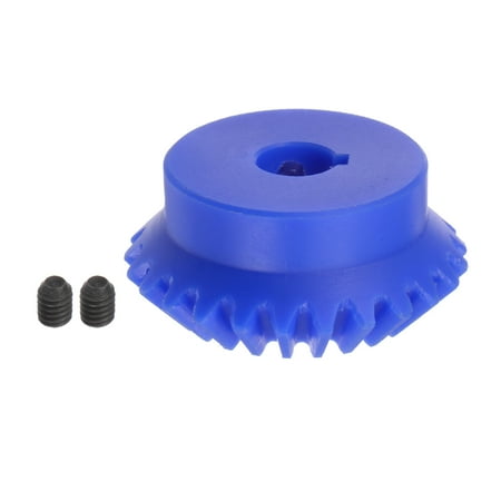 

Uxcell 2.0 Modulus 25 Teeth 12mm Inner Hole Plastic Tapered Bevel Gear with Keyway