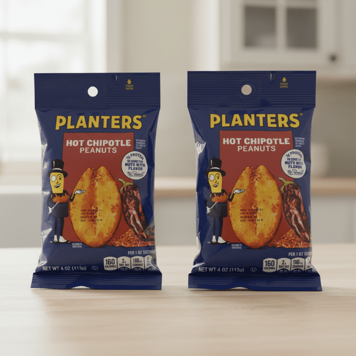 Planters Sea Salt & Vinegar Peanuts, 10 ct Box, 2.25 oz Packs