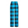 thumbnail image 4 of Runfenguu Men'S Pants Golf Pants Men Fashion Men'S Casual Plaid Printing Bandage Loose Sport Plaid Pajama Pants Trousers Full Length Pants Golf Pants, 4 of 4
