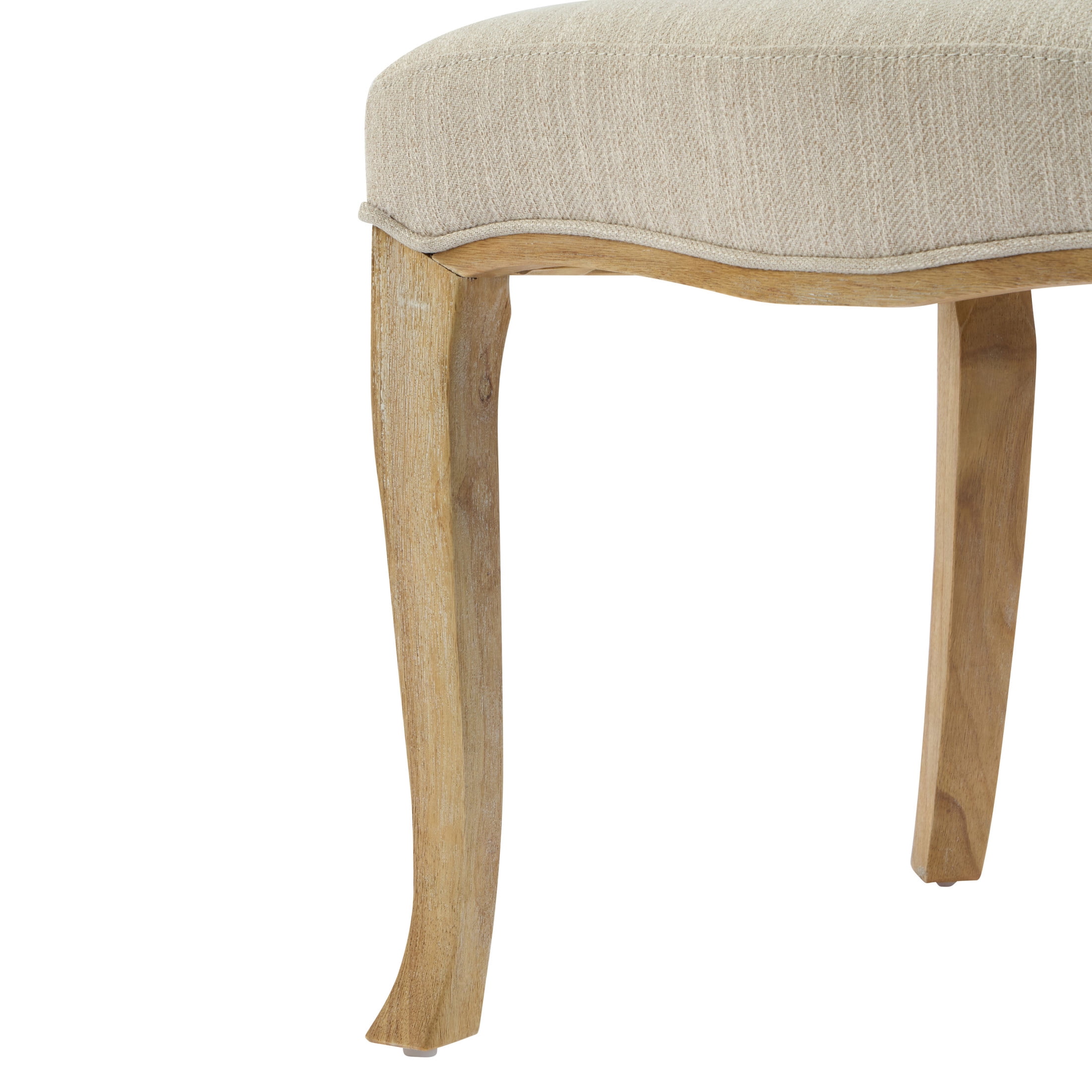 Christopher Knight Home Tufted Wingback Dining Chairs with High Backrest, Solid Wood Frame, Beige, Set of 4
