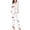 RYE5-White, variant on Brqkzdu 2 Piece Womens Halloween Pajamas Sets Long Sleeve Collar Button Down Pj and Pajama Pants Loose Comfy Nightwear Sets