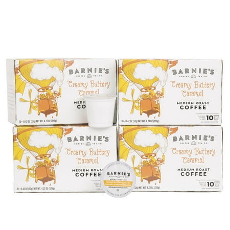 Barnie's Coffee & Tea, Creamy Buttery Caramel, Single Serve K-Cup Pods, 40