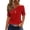 Multicolor#31, variant on JTZGDY 4th of July Outfits for Women Plus Size Half Button V-Neck Henley Patriotic Tops Trendy Oversized Casual Short Sleeve Summer USA T-Shirt Multicolor#18 L