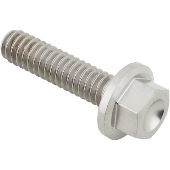 Speedway Motors Tru-Lite Titanium Flange Bolt, 1/4-20 x 1 In
