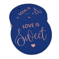 thumbnail image 1 of Inkdotpot Love Is Sweet Wedding Bottle Tag Real Rose Gold Foil Favor Hang Tags 50 Pack, 1 of 7