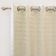 thumbnail image 4 of Satin Stripe Room Darkening Grommet Curtain Pair, 4 of 4