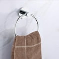 thumbnail image 4 of Toallero de baño con aro, toallero de pared para baño, toallero con resultados impresionantes, 4 of 9