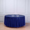 thumbnail image 2 of Efavormart 108" Wholesale Premium Navy Blue Table Cover Sparkly SEQUIN Round Tablecloth For Wedding Banquet Party Home Decor, 2 of 10