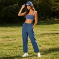thumbnail image 7 of Luvrsol Sweatpants Women Plus Size Solid Track Pants Elastic Drawstring Outdoor Cargo S-3XL, 7 of 7