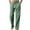 Army Green, variant on Aofany Mens Elastic Waist Pants Solid Color Breathable Loose Casual Trousers Drawstring Straight Pants