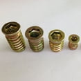 thumbnail image 4 of Wood Furniture Threaded Insert Cabinet thread insert Drawer Wardrobe Nut Socket Pre-insert Hardware, M10x25mm, 4 of 8