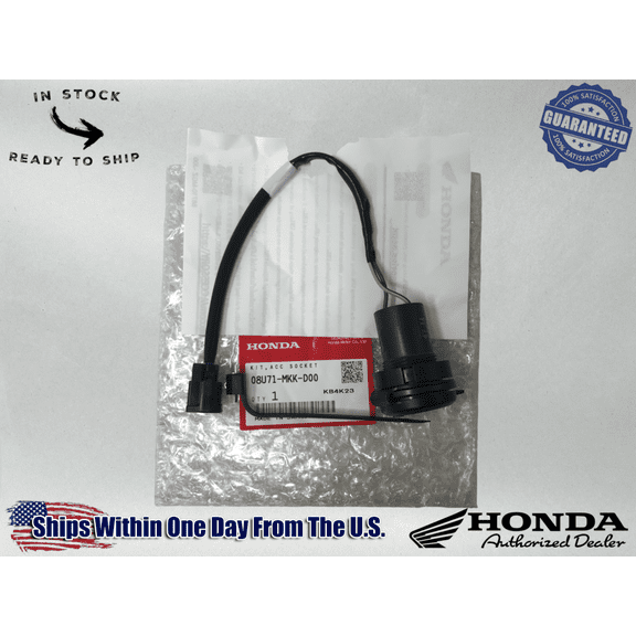 Honda OEM 12V Accessory Socket 18-19 CRF1000L Africa Twin #C127* 08U71-MKK-D00