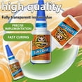 thumbnail image 6 of 15 Pieces Instant Bonding Clear Cyanoacrylate Super Glue, Quick Dry Universal Adhesive for Plastic, Wood, Metal, Crafts and Daily Small Parts Repair, 6 of 8