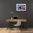 thumbnail image 3 of Abid, Michael 24x17 White Modern Wood Framed Museum Art Print Titled - Riomaggiore Blues, 3 of 4