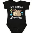 thumbnail image 3 of Inktastic My Nonna Loves Me with Sloth and Hearts Boys or Girls Baby Bodysuit, 3 of 5
