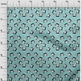 thumbnail image 3 of oneOone Viscose Jersey Sky Blue Fabric Doctor Nurse print Sewing Fabric By The Yard Printed Diy Clothing Sewing Supplies 60 Inch Wide-AW, 3 of 7