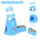 thumbnail image 5 of Botella de agua colgante 3 en 1 para hámster, dispensador automático para mascotas con base para hámster enano, ratón, rata, erizo (80ML, azul), 5 of 5