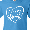 thumbnail image 4 of Inktastic I Love My Daddy in White Chalk Heart Youth T-Shirt, 4 of 5