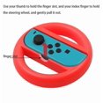 thumbnail image 2 of Steering Wheel for Nintendo Switch Controllers, 2 Pcs Racing Wheel Compatible with Mario Kart, Game Controller Wheel for Nintendo Switch Remote Game, 2 of 5
