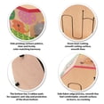 thumbnail image 4 of Mistaha Cartoon Style Mini Three-tone Drum Set, Handcrafted Octagonal Percussion Instrument, Wooden Drum Kit for Kids and Beginners, 4 of 6