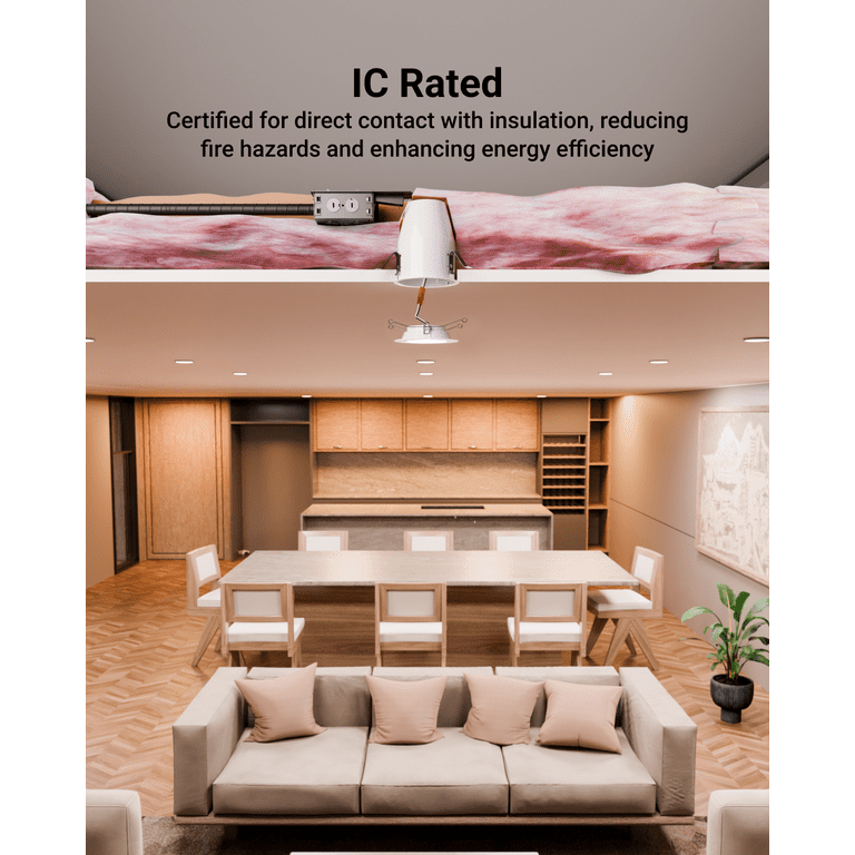 Sunco Lighting 4 Inch Recessed Lighting Housing Can Light New