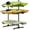 6 Kayaks,S Type, variant on Kayak Storage Rack for 2-6 Kayaks Freestanding Kayak Rack for Outdoor Storage with Movable Wheels, Heavy-Duty Steel Kayak Hanger Holder with Hanging Straps
