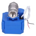 thumbnail image 1 of Mini Valve à Bille Électrique 1/2 Acier Inoxydable Méthode de Connexion CR01 Filetage BSP Standard DC12V, 1 of 14