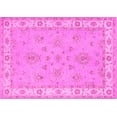 thumbnail image 1 of Ahgly Company Indoor Rectangle Oriental Pink Traditional Area Rugs, 5' x 7', 1 of 4