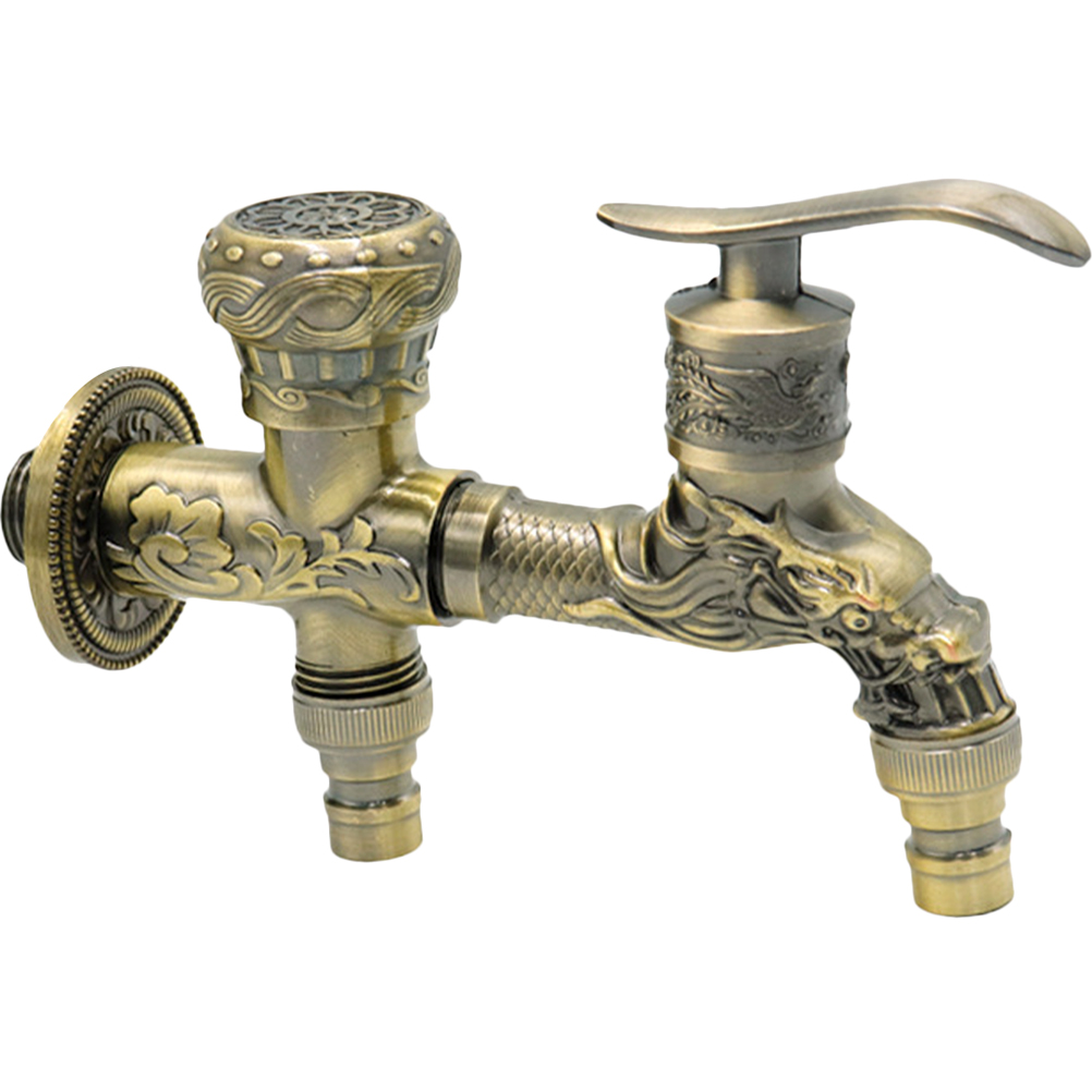 NUOLUX Dual Outlet Faucet Wall Mounted Faucet Faucet for Washing