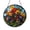 Acrylic 3.5 Inch, variant on Floral Bicycle Stained Glass Style Suncatcher Window Hanging, Vintage Bike and Colorful Flowers Glass Panel Art, Garden Inspired Window Decor, Bicycle Sun Catcher Ornament for Home Window