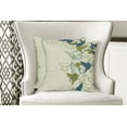 thumbnail image 4 of Ambesonne Birds Throw Pillow Cover 2 Pack, Flock of Flying Pigeons, 18", Green Teal Cream, 4 of 6