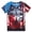 Lone Wolf Flag, variant on Boys Girls T-Shirts 3D Graphic Shirts Kids Cool Short Sleeve Tees Size 4-14T