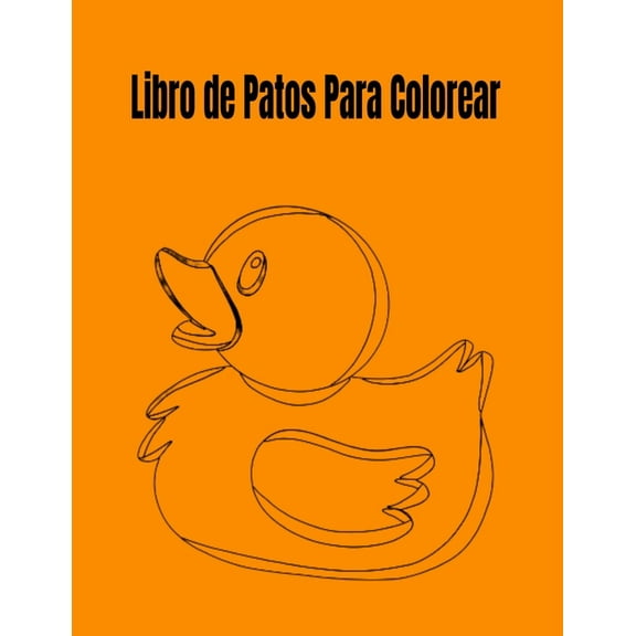 Libro de Patos Para Colorear (Paperback)