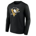 thumbnail image 2 of Men's Black Pittsburgh Penguins Primary Logo Team Long Sleeve T-Shirt, 2 of 3