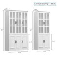 thumbnail image 5 of WIAWG Modern Versatile Storage Cabinet Set, China Cabinet Bookcase Display Storage Organizer for Home Office, 5 of 5