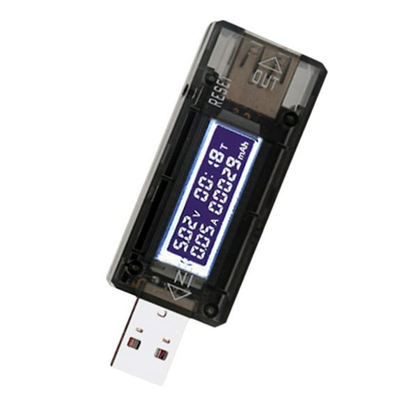 USB Tester DC4V-30V 0-3A Digital Voltmeter Ammeter Meter Detector USB Current Voltage Capacity Tester Car Wall Charger PC Phone ,Wide Application