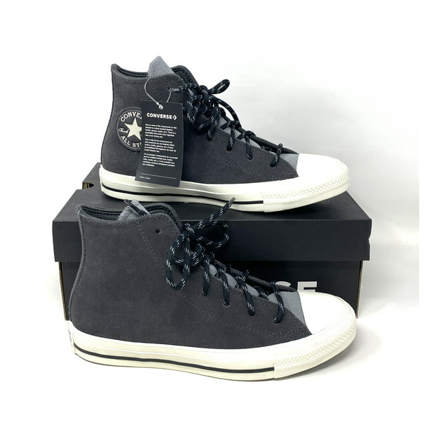 Lydig At bidrage Pasture Converse Chuck Taylor All Star High Top Gray Suede Sneakers Women's Size  173070C - Walmart.com