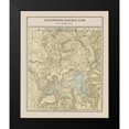 thumbnail image 2 of Cram 15x17 Black Modern Framed Museum Art Print Titled - Yellowstone Park - Cram 1892, 2 of 5