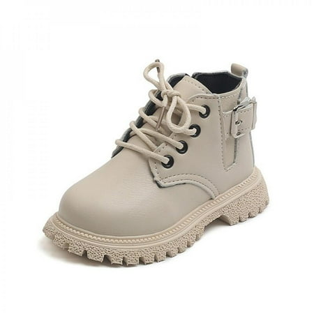 

Clearance Sale Retro Children s Solid Color Boots Fashion Short Boots Martin Boots