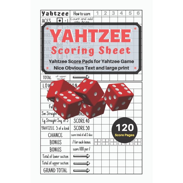 yahtzee scoring sheet v10 yahtzee score pads for yahtzee game nice