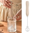 thumbnail image 3 of Shoreew Electric Egg Beater Stainless Steel Mixer Low Noise Rechargeable Milk Frother Handheld Electric Coffee Egg Whisk, 3 of 7