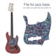 thumbnail image 5 of Pickguard Pick Guard Bass Guitar Pickguard Bass Guitar Pick Guard Partes de guitarra bajaGolpeador para guitarra baja, protector de púas de acrílico de buena calidad, patrón de abulón delic LHCER NONE, 5 of 5