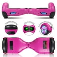 thumbnail image 2 of LIEAGLE Hoverboard 6.5" Two-Wheel Self Balancing Hoverboard with LED Lights Electric Scooter without Free Carry Bag for Adult Kids Gift Purple, 2 of 5